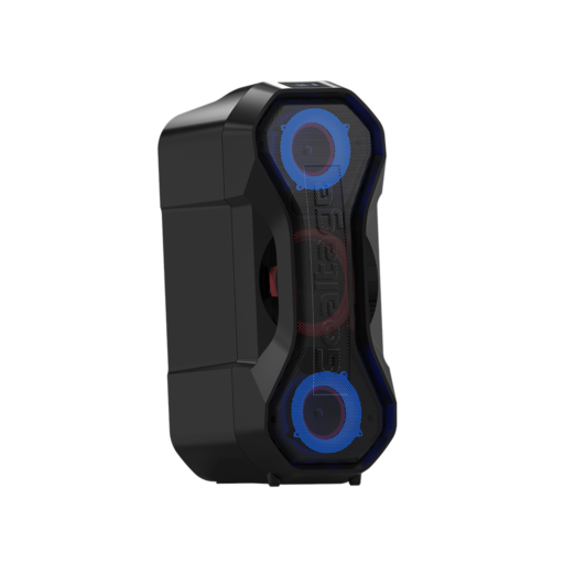 Goaltage SP15 BassFusion Party Speaker Goaltage SP15 BassFusion Party Speaker including Wireless Microphone, Multiple Connections, RGB Lights,TWS Functionality and Splash Proof Design GT-SP15